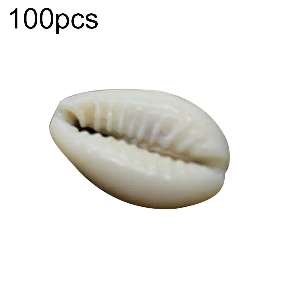 

100Pcs Shell Cowry with Gap DIY Bracelet Necklace Anklet Ornament Jewelry Dress Skirt Decorative Accessories