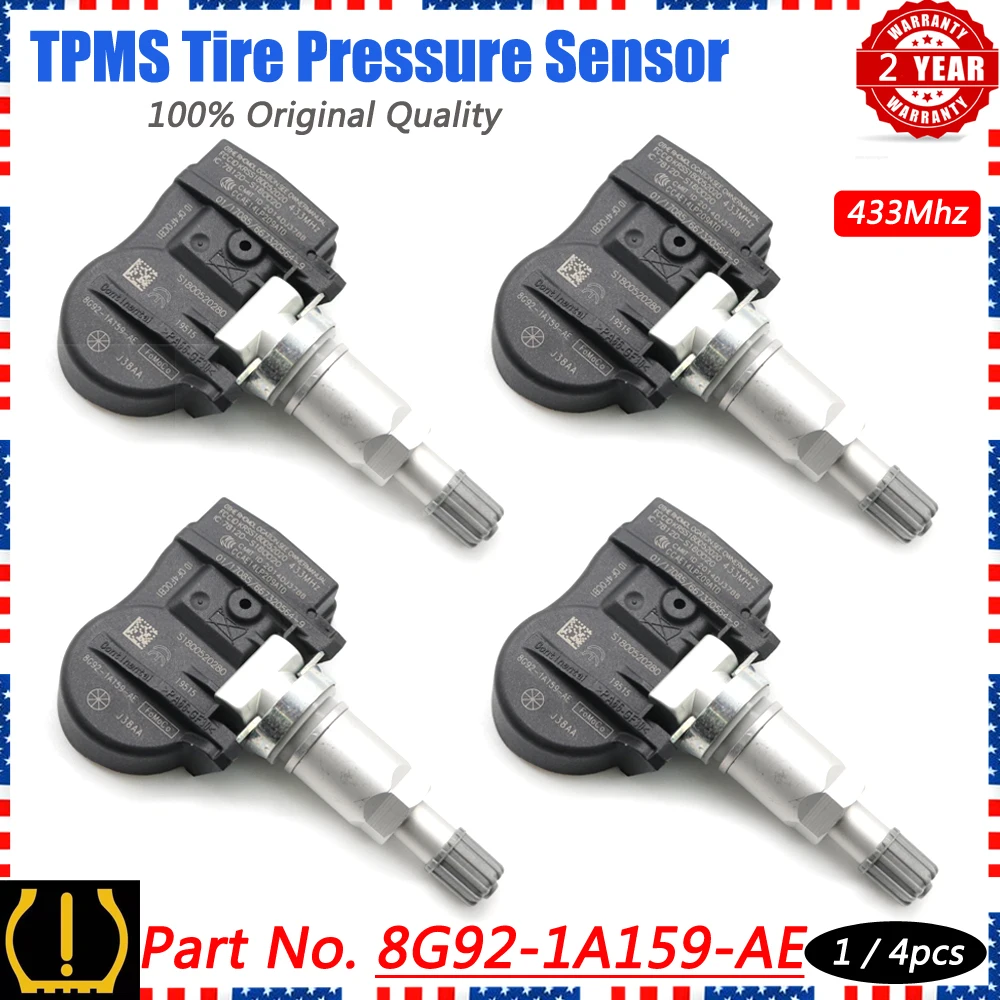Датчик давления в шинах Xuan TPMS 8G92-1A159-AE для Ford Mondeo Galaxy S-Max Volvo V60 S80 Land Rover LR4 Peugeot 207 Citroen