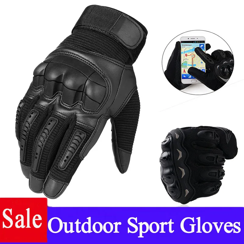 

Motorcycle Motorbike Glove Touch Screen Sport Gloves Racing Riding Bicycle Mitten Fitness Tactical Protective Glove Summer Gear
