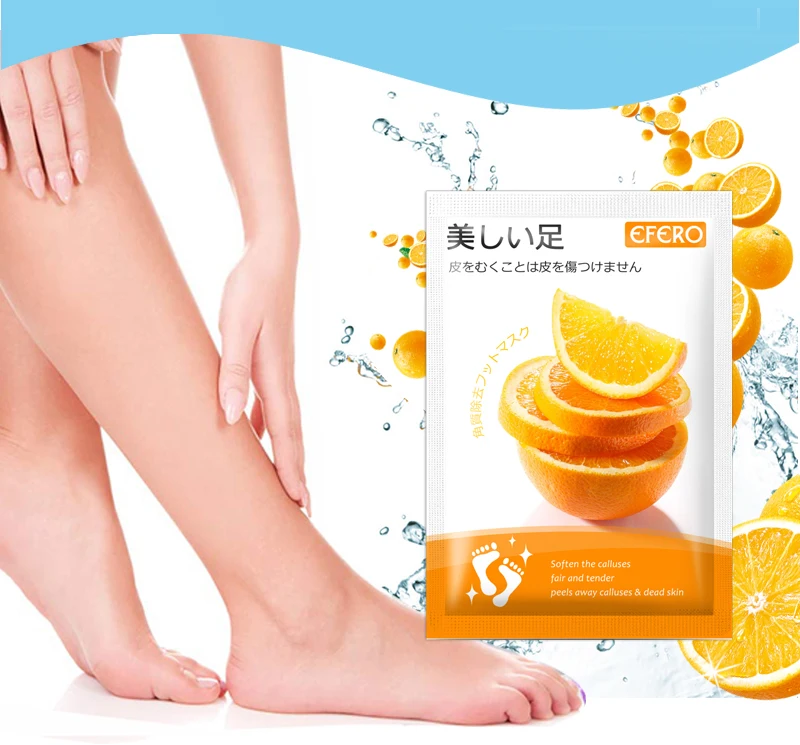 

6Pair Exfoliating Foot Mask Socks for Pedicure Sock Exfoliation Feet Mask Calluses Dead Skin Removal Peeling Feet Skin Care