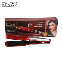 enzo professional hair straightener ceramic plate hair styler flat iron lcd display curling iron styling tools straightener