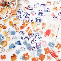 40 pcsset kawaii hairy animals pet pet stickers scrapbooking diy diary stationery sticker cute school supplies