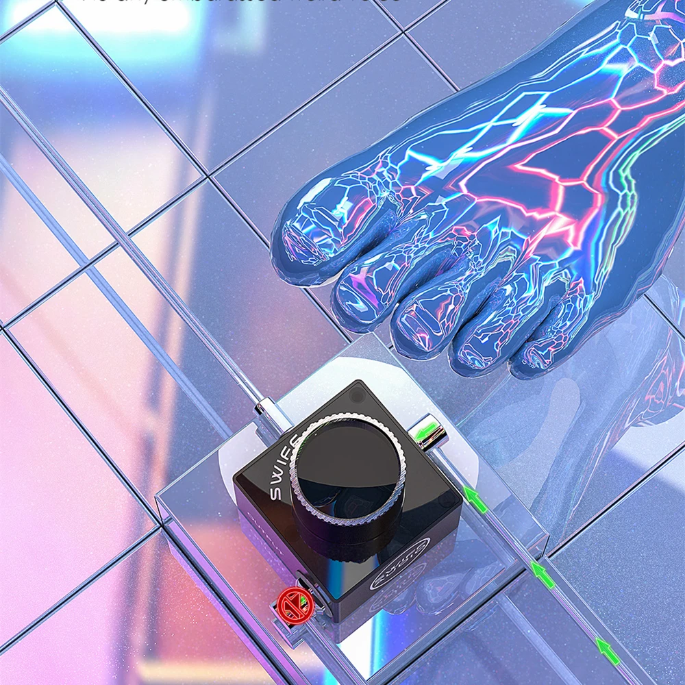 SWIFF C10 Mini Electric Guitar Tuner Mute Tuning LED Display A4 Range 430-449Hz Acoustic Guitar Bass Chromatic Pedal Tuner