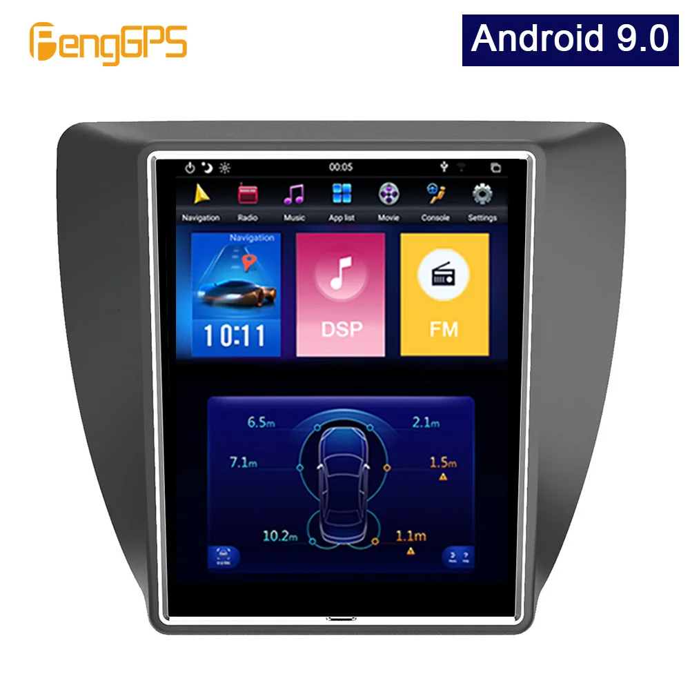 Автомагнитола PX6 Android 9 0 Tesla вертикальный экран для Volkswagen Sagitar 2012 2019 аудиоплеер