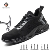 lightweight safety shoes safety work boots steel boots outdoor work shoes sports shoes mens puncture proof work shoes