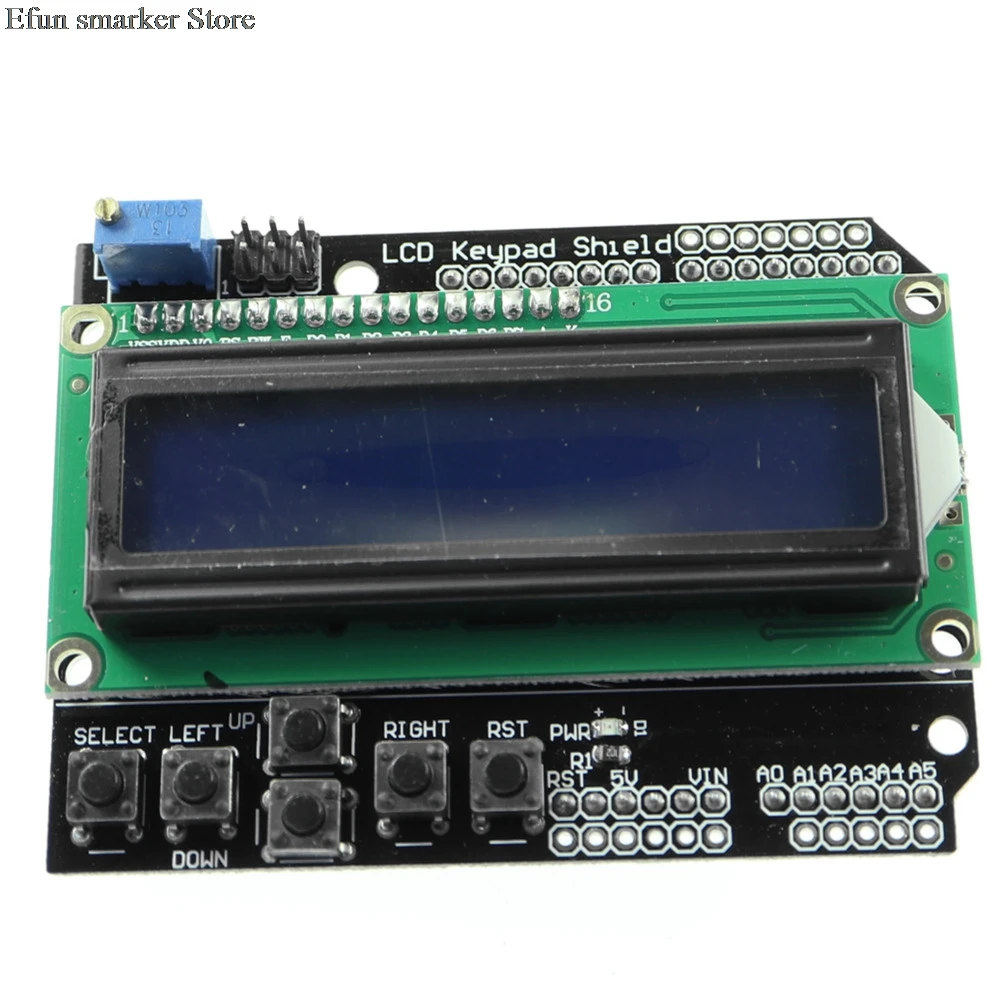 1 шт. ЖК экран KJ204 с клавиатурой дисплей 1602 модуль для arduino ATMEGA328 ATMEGA2560 raspberry pi UNO