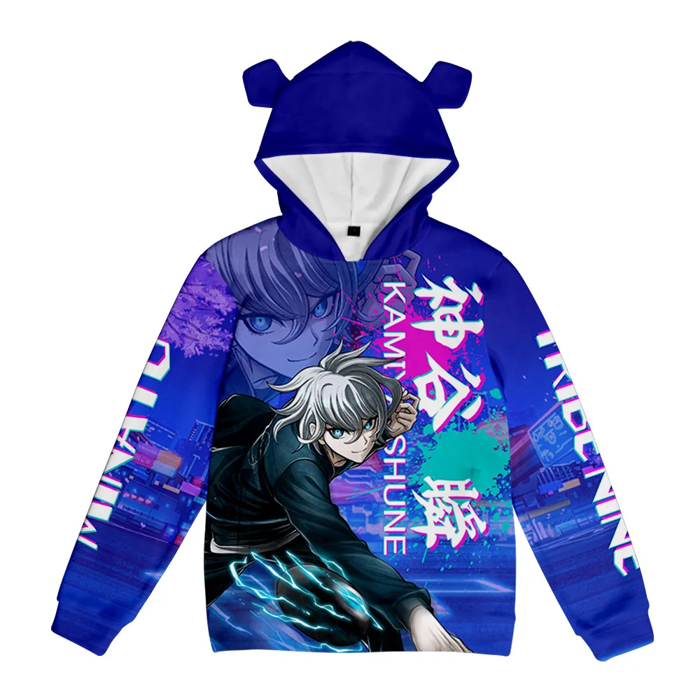 

TRIBE NINE Pig Ear Hooded Sweatshirt Women/Men Clothes Casual Hoodie Sweatshirt A632