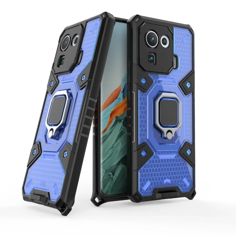 

Protection Armor Phone Case For Xiaomi Note 10T 11X Pro Ultra 11 10S Lite Anti-fall With Ring Vehicle Magnetic Bracket Cover