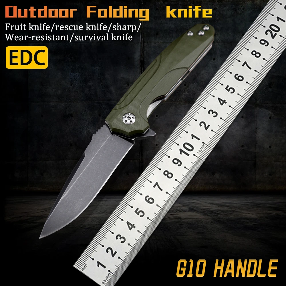 Складной нож с лезвием D2 портативный тактический походный охотничий для