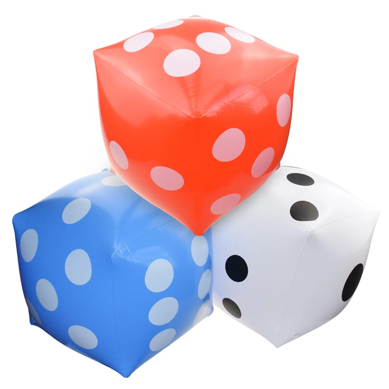 Гигантские надувные кубики с воздушным номером 30*30 см забавные вечерние товары