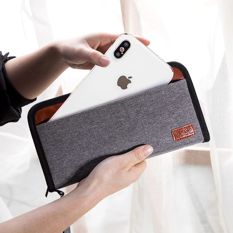 Качественная дорожная анти-RFID посылка для паспорта, кредитная карта, посылка, зажим для паспорта, многокарточный органайзер, сумка, клатч, дорожный кошелек