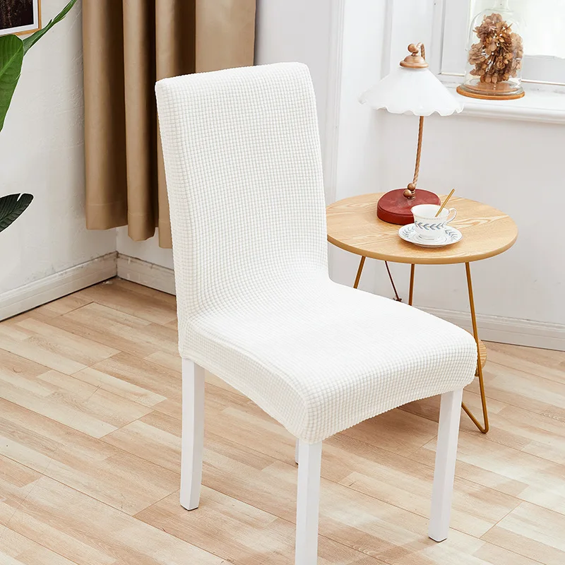 4 pcs 6 pcs chair cover polyester fiber elastic stool cover hotel restaurant chair antifouling cover free global shipping