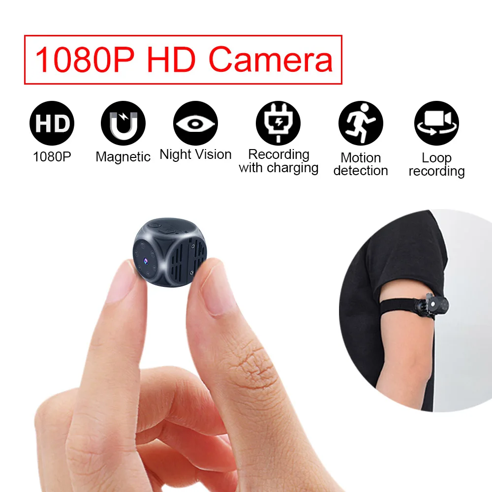 

Sensor Night Vision Mini Camera Full Hd 1080p Home Security Camera Motion Detection Video Voice Small Video Recorder