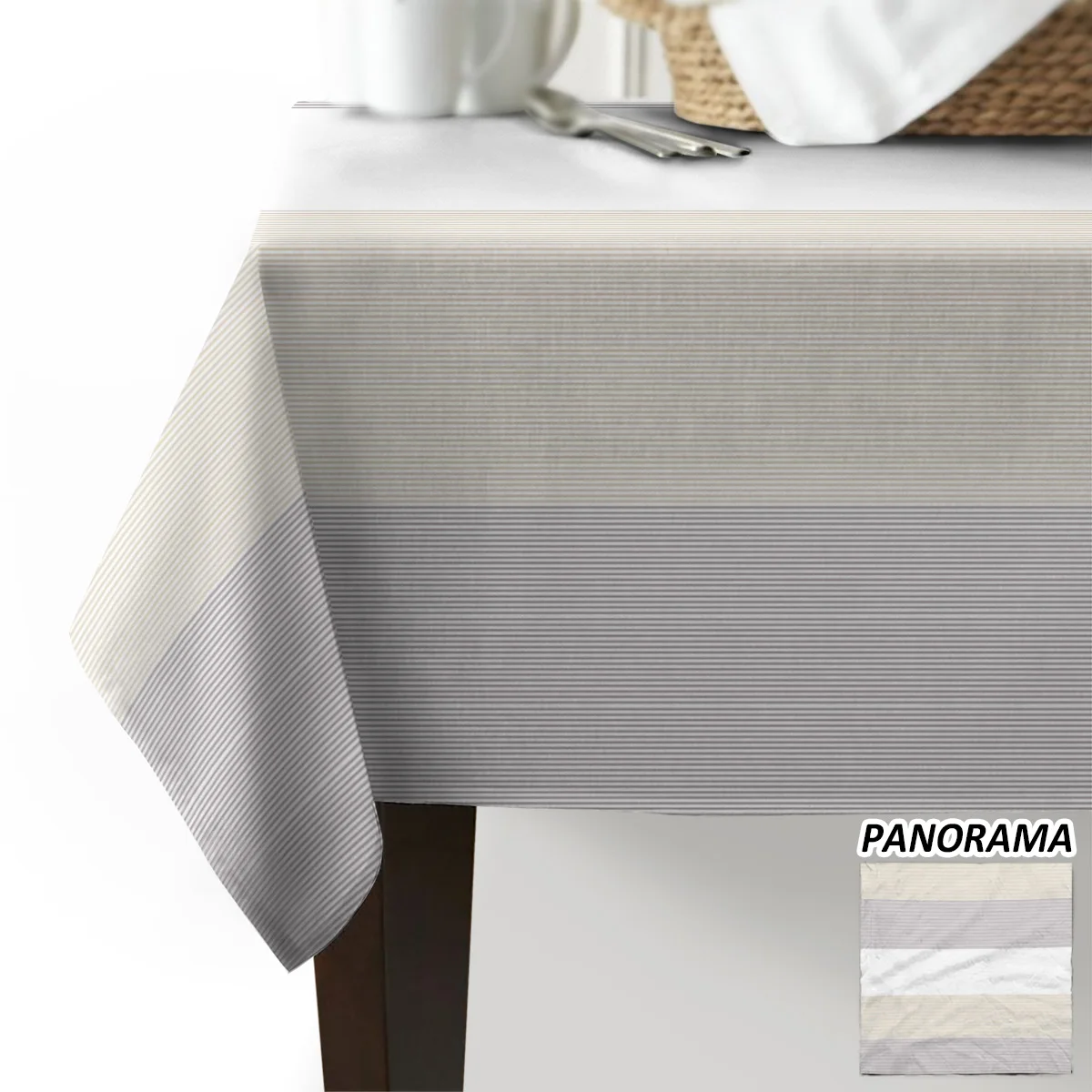 Pinstripe Геометрическая линия скатерть свадьба день рождения декоративная тканевая