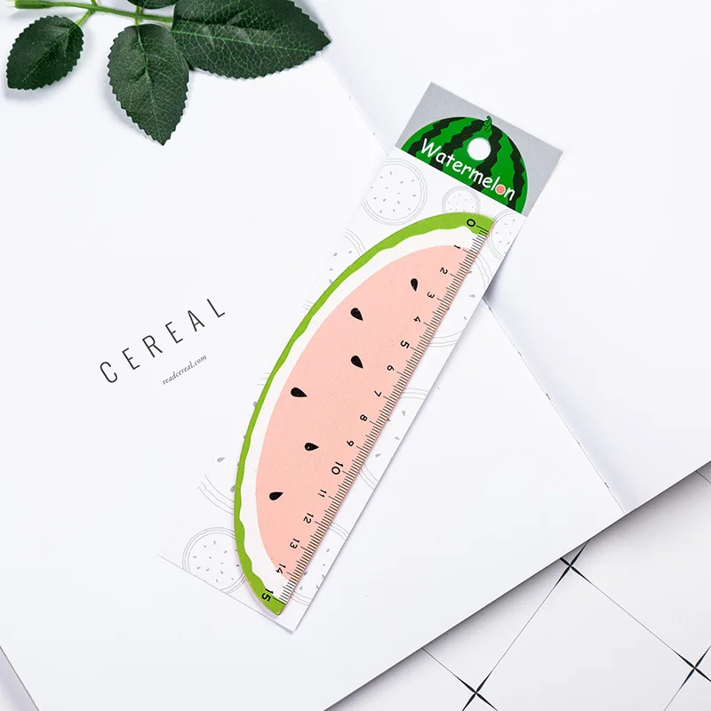 

Creative Fruit Shape Wooden Ruler Students Learn To Draw Pictures Stationery Ruler