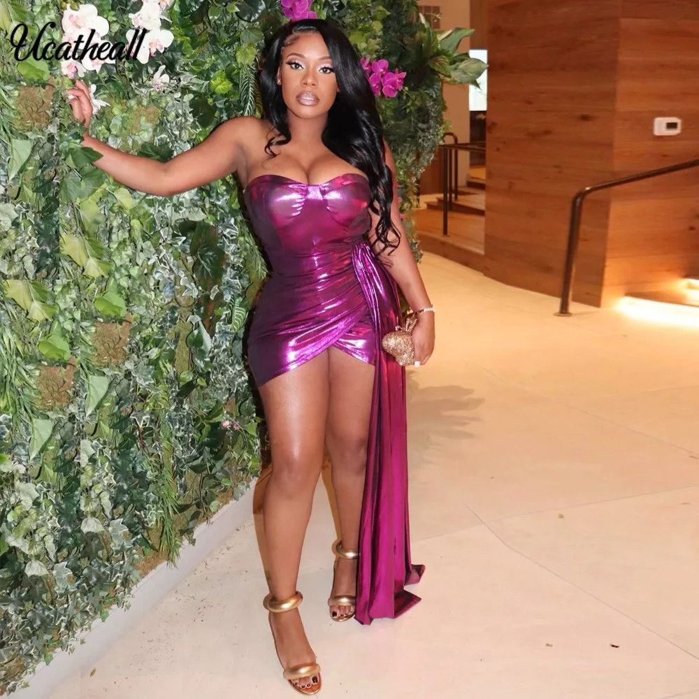 

Split Drop Belt Dresses Wrap Hip Nightclub Mini Party Dress Women Sexy Off Shoulder Backless Bodycon Night Club Vestidos