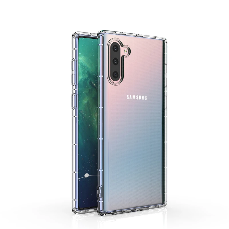 Защитный Тонкий гибкий прозрачный чехол из ТПУ для samsung Galaxy Note 10 Pro 9 8 S10 S8 S9 Plus A10 A20
