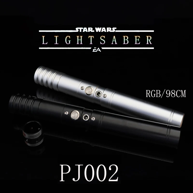 

7-color Rgb Lightsaber Boy Toy 98 Cm With Metal Handle Vibration Sound Luminous Cosplay Halloween Christmas Birthday Gift