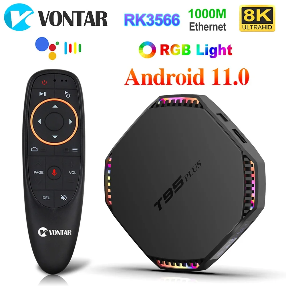 

T95 Plus TV Box Android 11 8GB RAM 64GB ROM Rockchip RK3566 Support 4K USB3.0 Dual Wifi 1000M LAN 4GB 32GB Media Player T95Plus