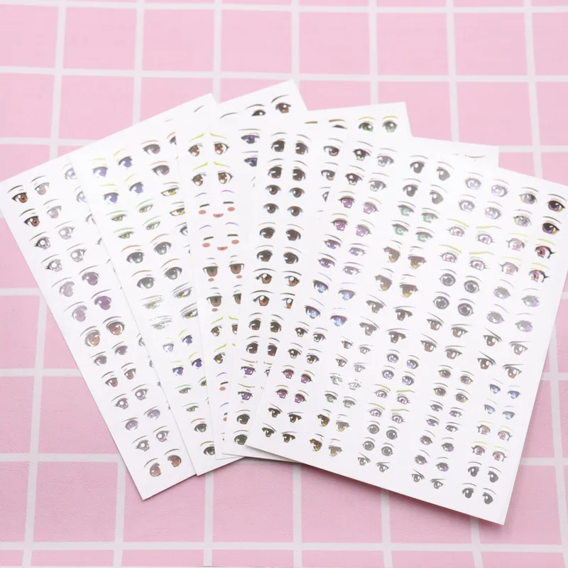 BJD глиняная кукла ультрасветильник наклейки для глаз сделай сам патч аксессуары