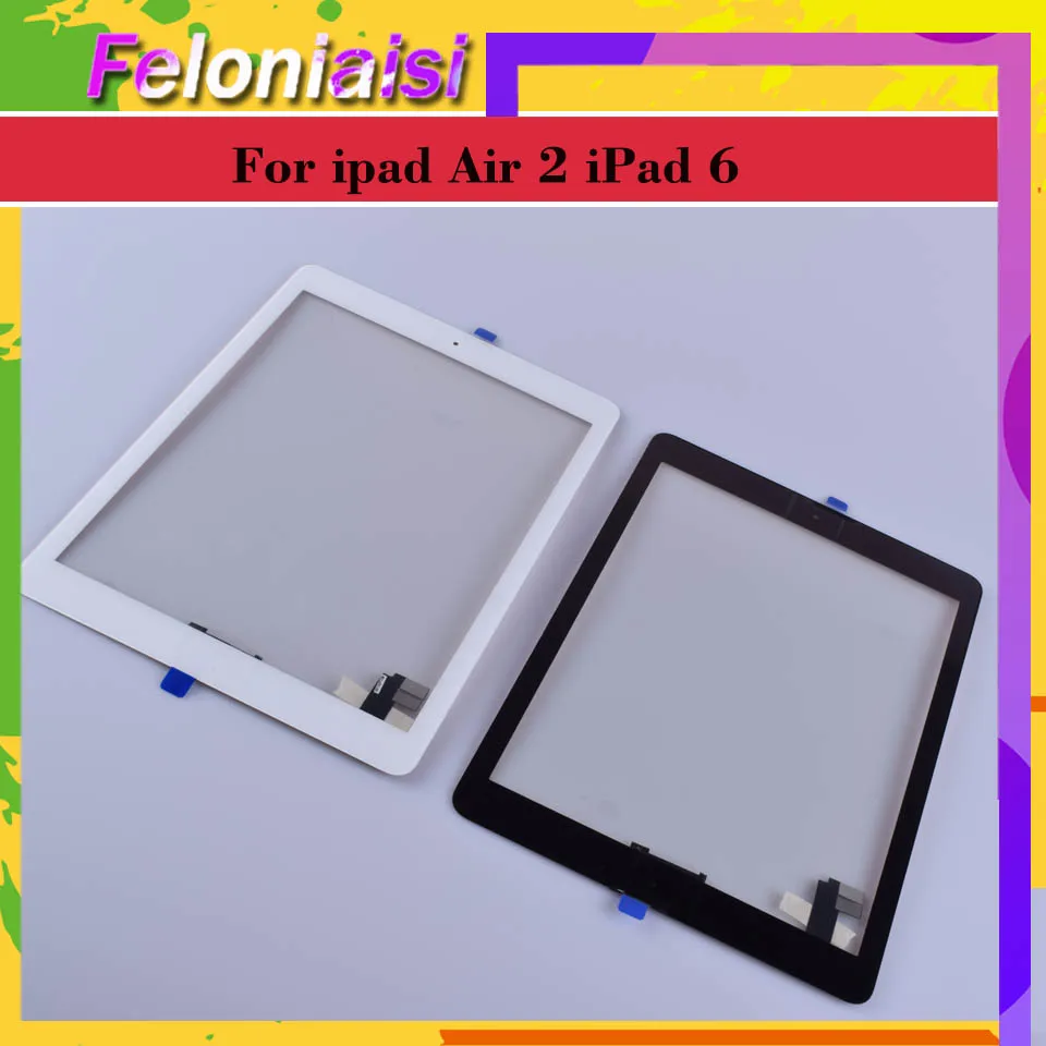 10 шт./лот Оригинальный сенсорный экран для iPad 6 Air 2 2nd Gen A1567 A1566 дигитайзер