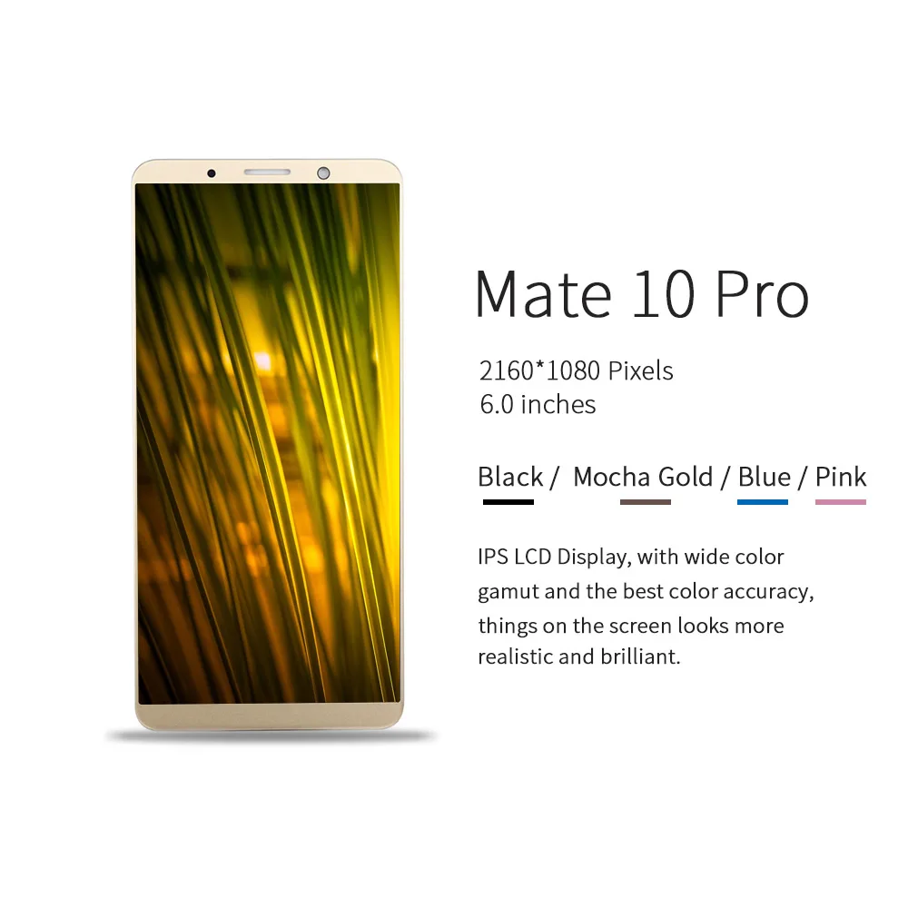 6 0 &quotЖК-дисплей для HUAWEI mate 10 Pro сенсорный экран дигитайзер с рамкой Замена pro