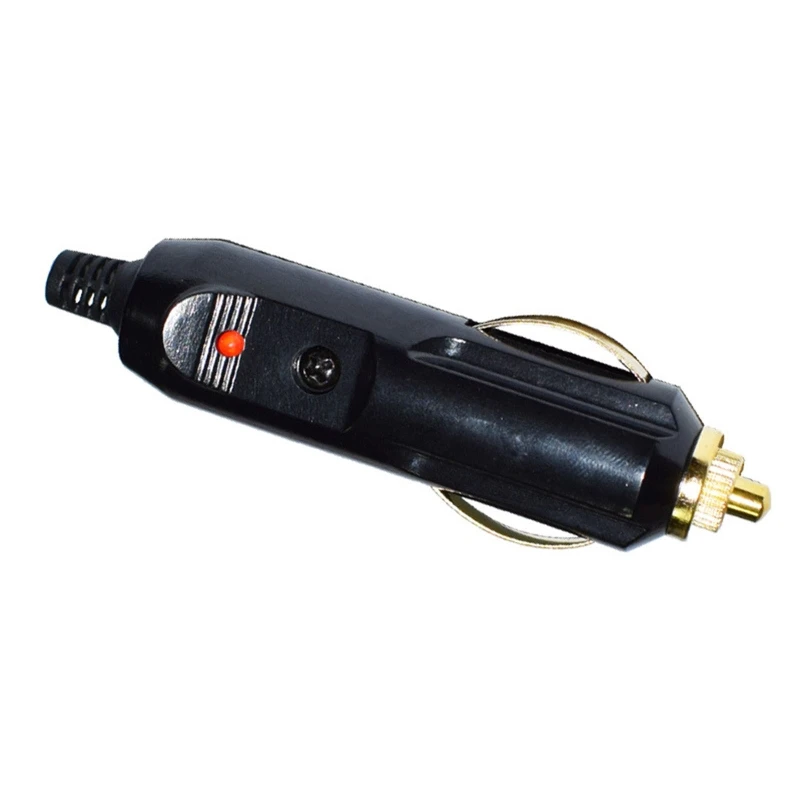

Portable Cigarette Lighter Power Plug with Indicator Light 12/24V Car DC Adapter for Tire Inflator Air Pump