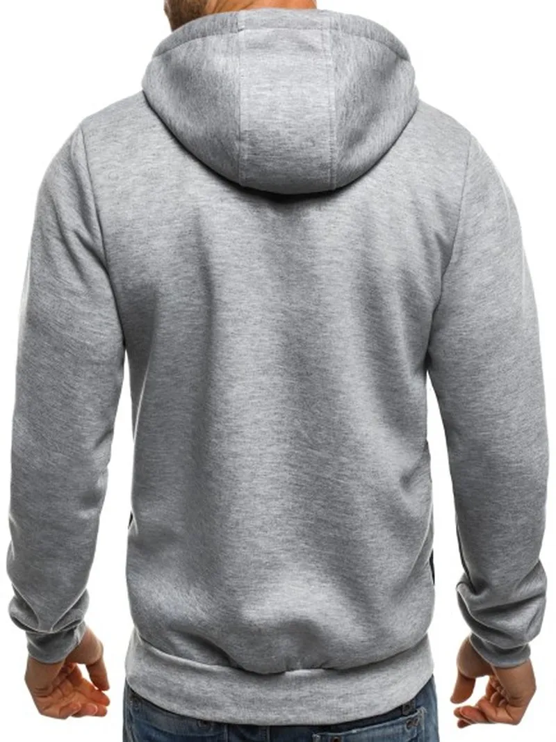 ZOGAA мужская спортивная толстовка повседневная одежда на молнии модные