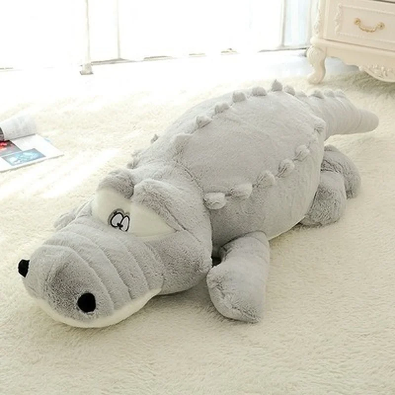

60-140cm Big Size Simulation Crocodile Plush Toys Soft Stuffed Animals Cushion Pillow Toys Home Decor Kids Girls Xmas Gifts