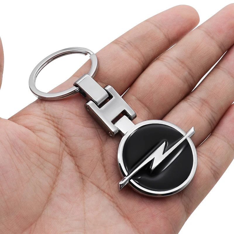 

3D metal car keychain fashion personality business key chain pendant for Opel- ASTRA Corsa Insignia Ampera Mokka Antara Zafira