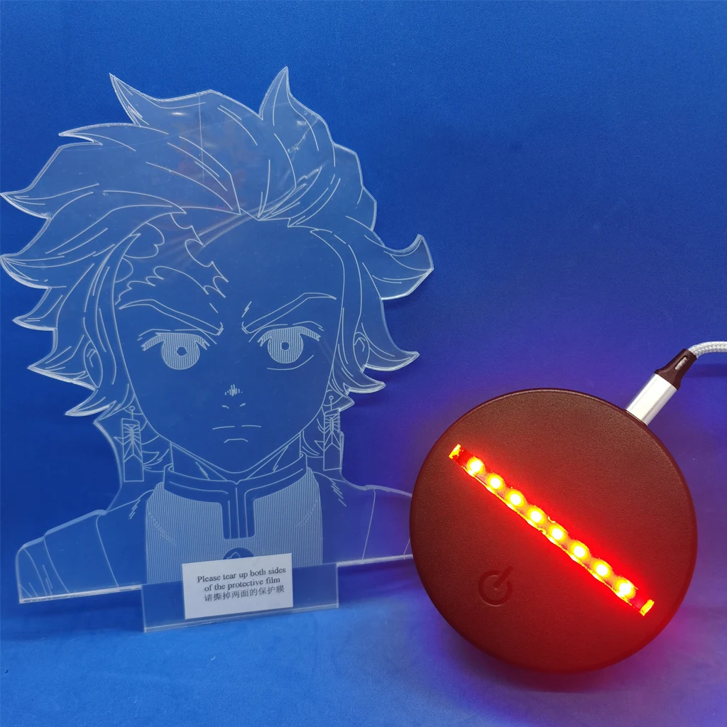 Лист лампы атака на Титанов ночсветильник из аниме акриловая доска только для