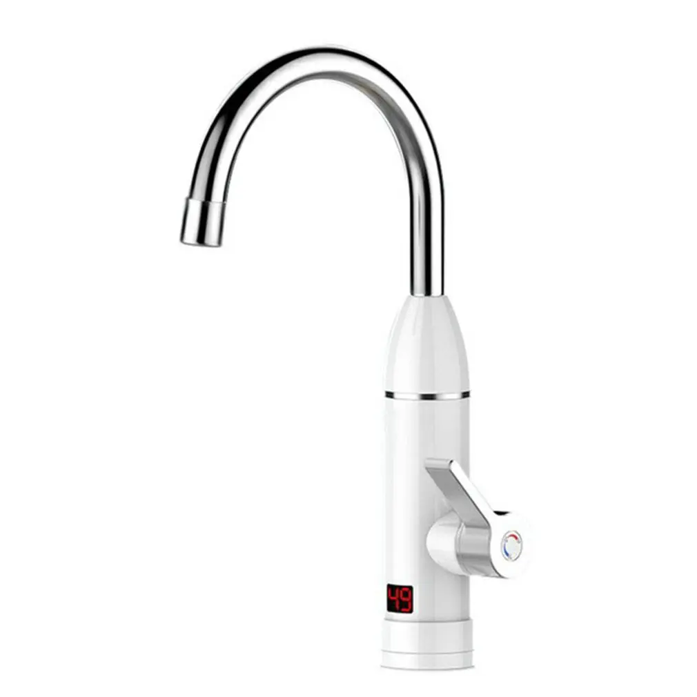 

Small LCD Display Instant Hot Water Tap Digital Electric Faucet 3000W Tankless Instant Hot Water Heater Kitchen Faucet