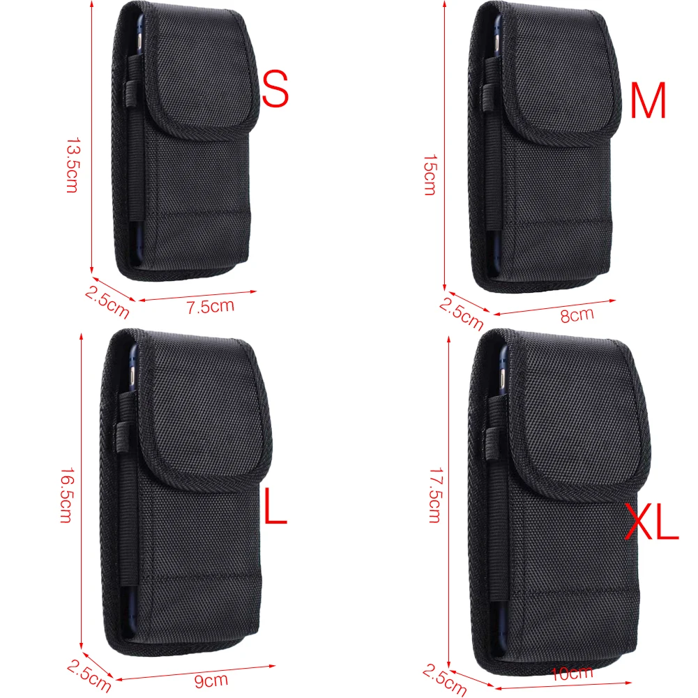 

2020 Retro Men Phone Pouch Classic Black Men's Belt Bag Hanging Waist Storage Bag Belt Clip Pouch Case For Fanny Pack New