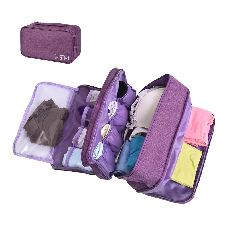 

Female Underwear Bag Portable Travel Storage Dividers Bag Wash Cosmetic Socks Briefs Organizer Accessories Bra Storage For Women