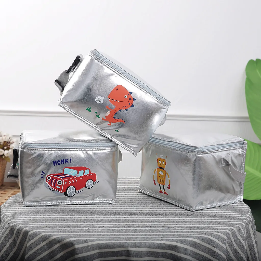 Переносная Термосумка для обеда женщин и детей мужская сумка холодильник на