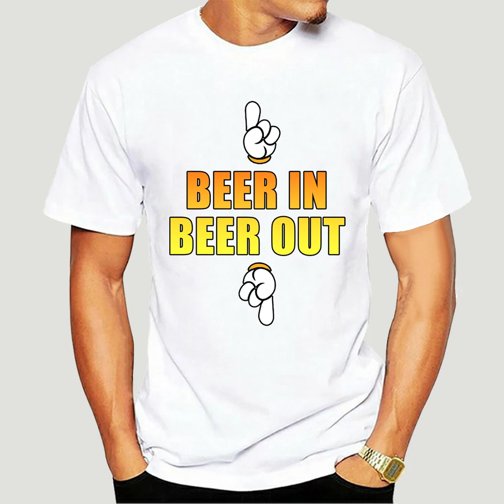 

Gesture Beer In Beer Out New Version Graphic Men T-Shirt