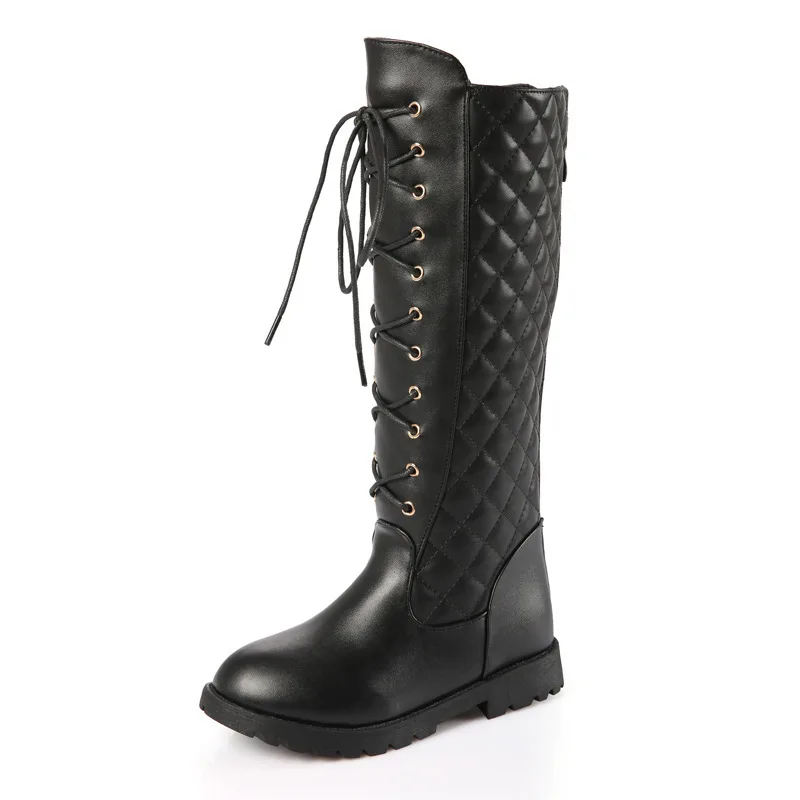 Детские сапоги новинка осень зима 2019 бархатные для девочек детские высокие