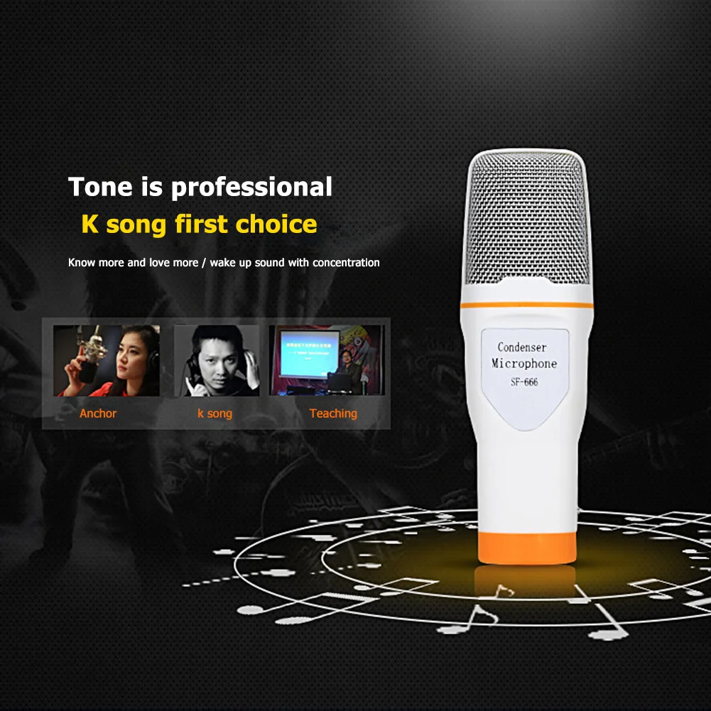 SF 666 3 5 мм разъем конденсаторный микрофон стерео аудио всенаправленный