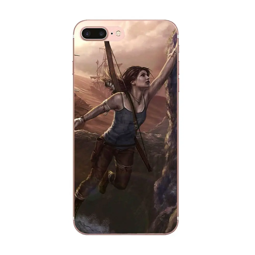 For Huawei P7 P8 P9 P10 P20 P30 Lite Mini Plus Pro Y9 Prime P Smart Z 2018 2019 TPU Transparent Case Lara Croft Tomb Raider | Мобильные