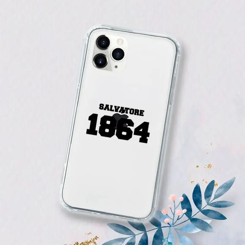 

The Vampire Diaries Phone Case Transparent for iPhone 11 12 mini pro XS MAX 8 7 6 6S Plus X 5S SE 2020 XR