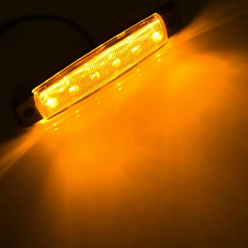 

6 LED Side Marker Light Bus IP65 Accessories Waterproof 12V/24V Indicators