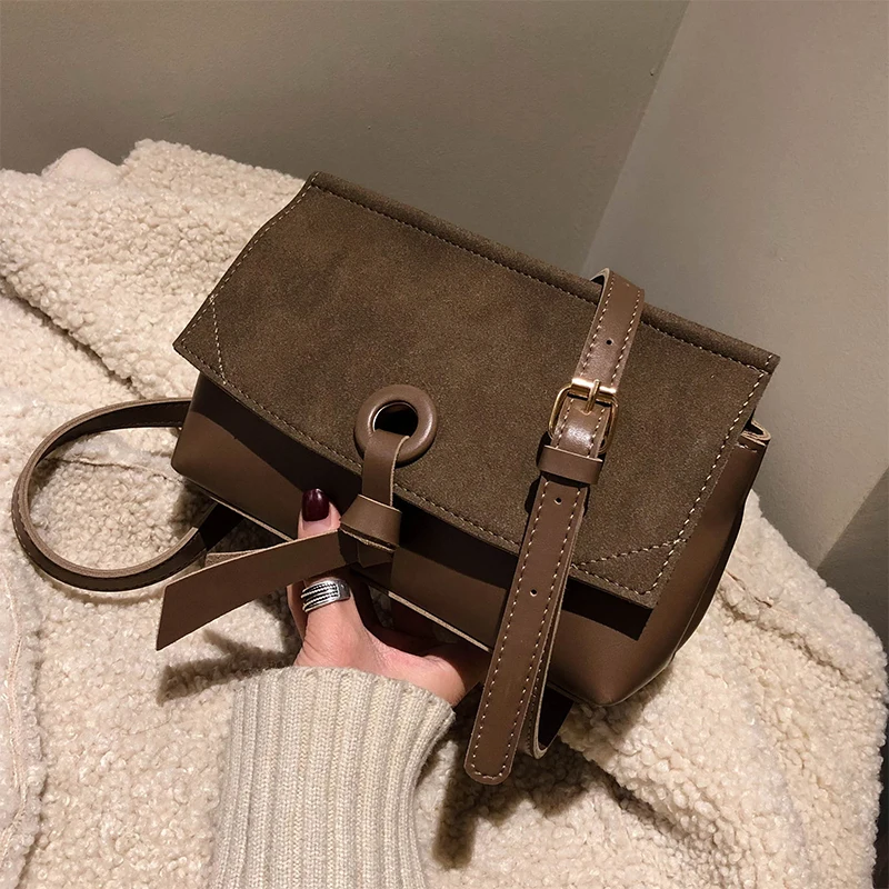 

Квадратная модная сумка через плечо в стиле ретро, новинка 2019, Высококачественная матовая женская дизайнерская сумка из искусственной кожи...