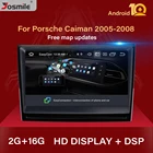 Автомобильный мультимедийный плеер 2 Din, Android 10, для Porsche911997CaymanBoxter, радио, головное устройство, навигация gps, dvd стерео 2 Гб ОЗУ 4G IPS + DSP