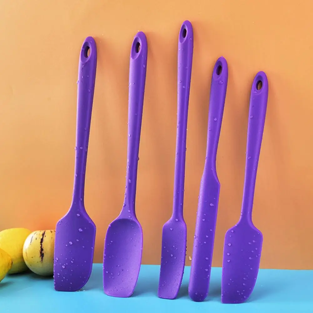 

Low Noise Silicone Cooking Baking Mixing Rubber Spatula Set for Home