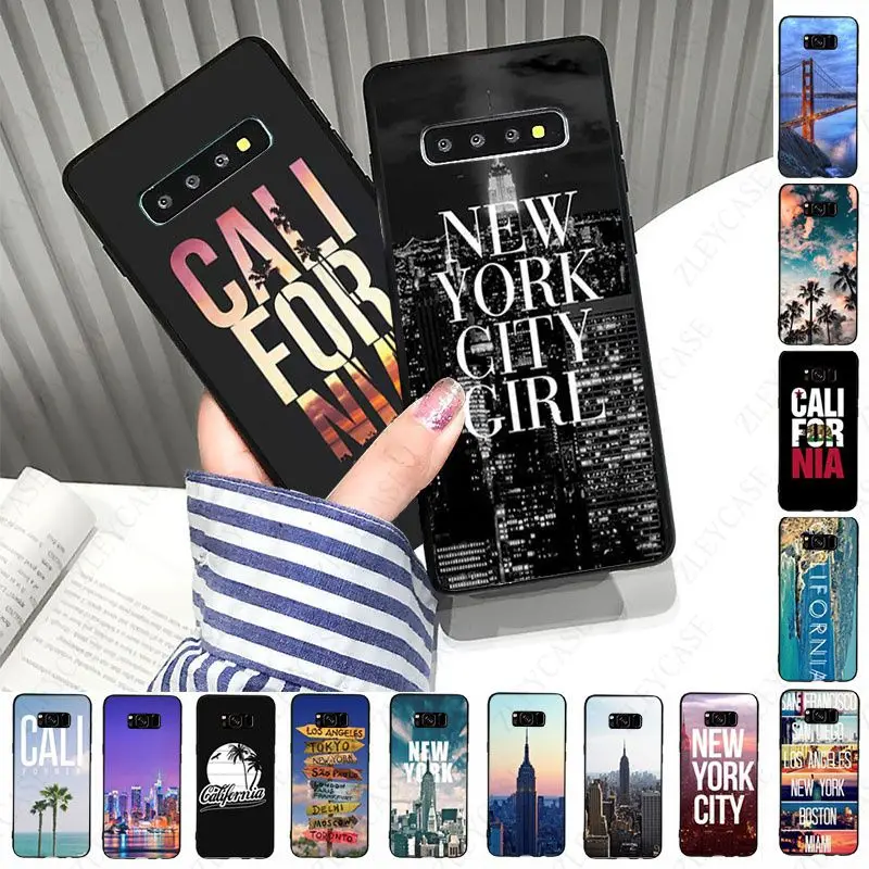 Калифорния Прохладный Нью Йорк Бостон Майами чехол для телефона samsung galaxy s10 s20fe s9