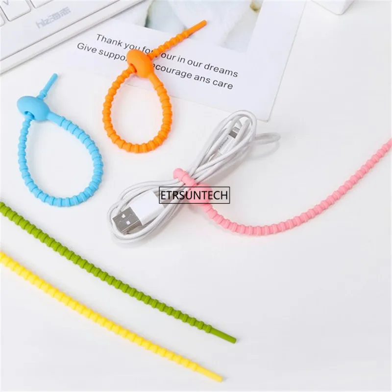 Дешево 300 шт., многофункциональный органайзер для кабелей и наушников