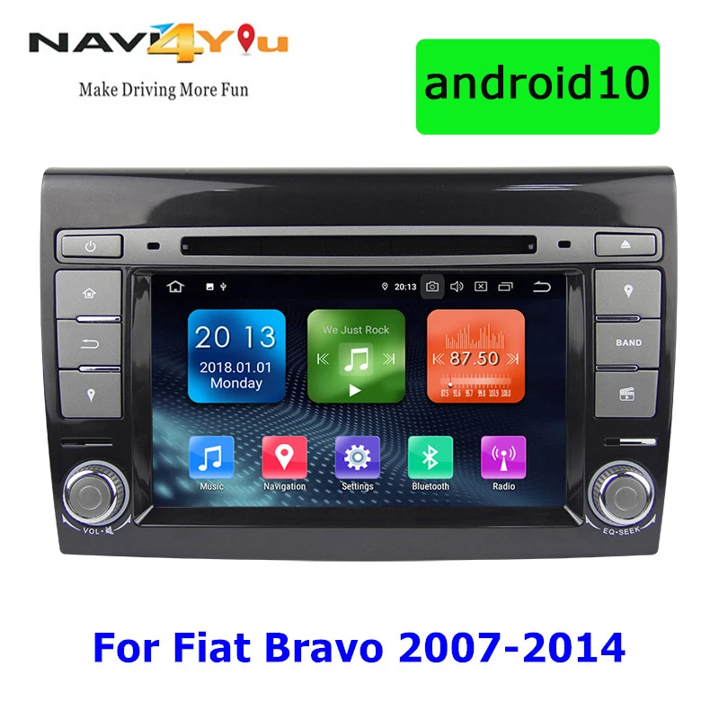 7 &quot2Din Android10.0 Автомобильный мультимедийный DVD стерео радио плеер GPS навигации DAB +