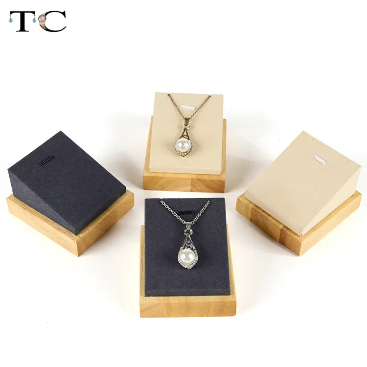 Роскошный Твердый деревянный кулон Ювелирный стенд органайзер стойка для серег