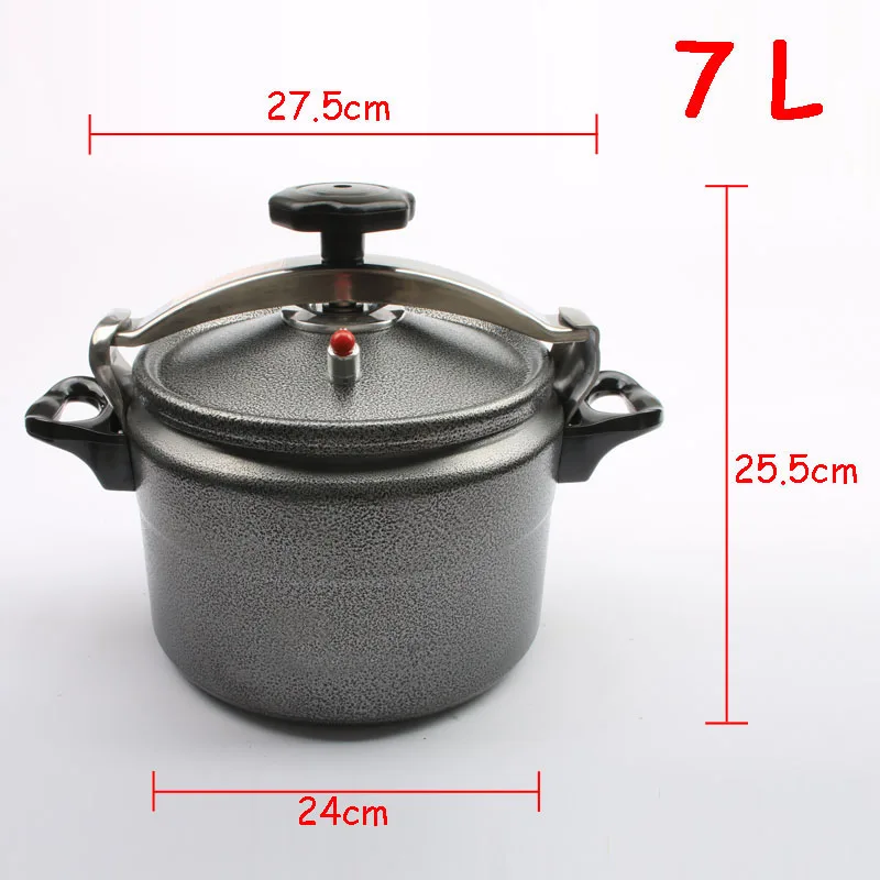 

luminum 3L/4L/5L/7L Explosion-Proof Pressure Cooker Pot Outdoor Camping Pot High Elevation Pressure Cooker soup pot stew