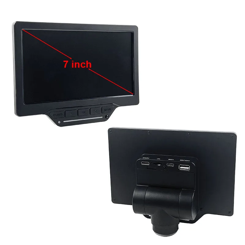 USB HDMI WiFi цифровая камера 16 МП Тринокулярный измерительный микроскоп шарнирный